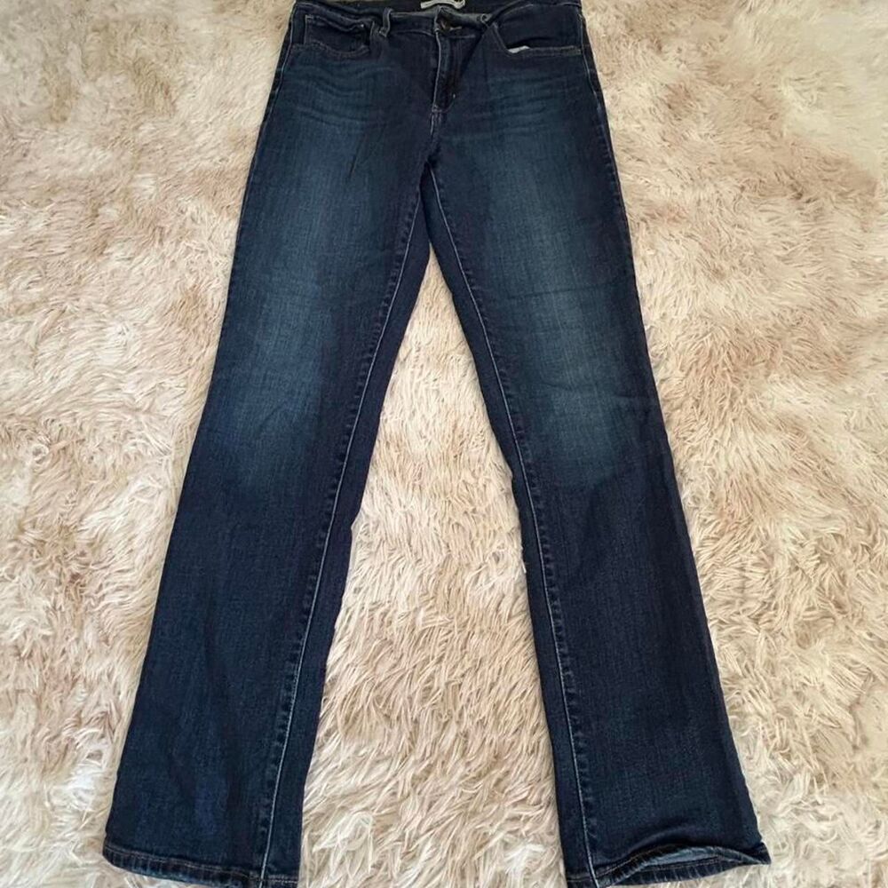 Levi-s Women's Navy and Blue Jeans